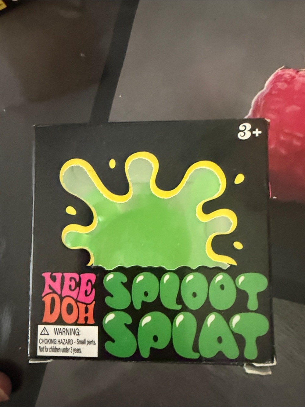 Sploot Splat Green Stress Toy/ squeez ball, you get both